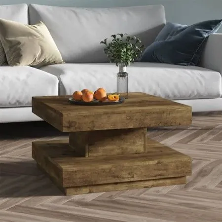 Dark brown MDF coffee table 60x60x35 cm by vidaXL, Coffee table - Ref: Foro24-286097, Price: 81,70 €, Discount: %