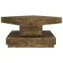 Dark brown MDF coffee table 60x60x35 cm by vidaXL, Coffee table - Ref: Foro24-286097, Price: 81,70 €, Discount: %
