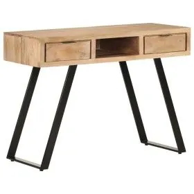 Massivholz Akazien Schreibtisch mit natürlichem Rand 107x45x79 cm von vidaXL, Schreibtische - Ref: Foro24-323523, Preis: 281,...