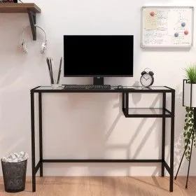 Computertisch aus transparentem Glas, 100 x 36 x 74 cm von vidaXL, Schreibtische - Ref: Foro24-331621, Preis: 82,99 €, Rabatt: %