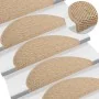 Self-adhesive sisal stair mat 15 pcs sand 65x21x4 cm by vidaXL, Stair mats - Ref: Foro24-326879, Price: 85,23 €, Discount: %