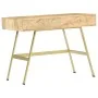 Solid mango wood desk with drawers 100x55x75 cm by vidaXL, Desks - Ref: Foro24-286150, Price: 172,21 €, Discount: %