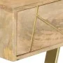 Solid mango wood desk with drawers 100x55x75 cm by vidaXL, Desks - Ref: Foro24-286150, Price: 172,21 €, Discount: %