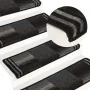 Selbstklebende Stufenmatte 15 Stück schwarz grau 65x21x4cm von vidaXL, Treppenmatten - Ref: Foro24-326208, Preis: 85,43 €, Ra...