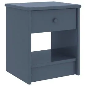 Light gray solid mango wood bedside table 35x30x40 cm by vidaXL, Nightstands - Ref: Foro24-322225, Price: 46,77 €, Discount: %
