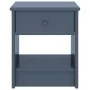 Light gray solid mango wood bedside table 35x30x40 cm by vidaXL, Nightstands - Ref: Foro24-322225, Price: 46,77 €, Discount: %