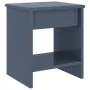 Hellgrauer Nachttisch aus massivem Mangoholz, 35 x 30 x 40 cm von vidaXL, Nachttische - Ref: Foro24-322225, Preis: 46,77 €, R...