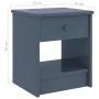 Light gray solid mango wood bedside table 35x30x40 cm by vidaXL, Nightstands - Ref: Foro24-322225, Price: 46,77 €, Discount: %