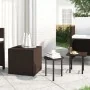 3-piece brown synthetic rattan side table set by vidaXL, Side tables - Ref: Foro24-319387, Price: 41,01 €, Discount: %