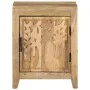 Nachttisch aus massivem Mangoholz, 40 x 30 x 50 cm von vidaXL, Nachttische - Ref: Foro24-320811, Preis: 109,73 €, Rabatt: %