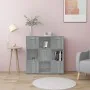 Sonoma gray plywood shelving 90x30x90cm by vidaXL, Bookcases and shelves - Ref: Foro24-815550, Price: 91,49 €, Discount: %