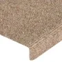Stair mat 15 pcs cream punched fabric 65x21x4 cm by vidaXL, Stair mats - Ref: Foro24-326190, Price: 44,17 €, Discount: %