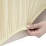 Elastic cover for a 3-seater sofa in cream polyester jersey fabric. by vidaXL, Covers - Ref: Foro24-332946, Price: 25,16 €, D...