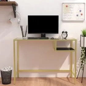 Transparenter Schreibtisch aus gehärtetem Glas, 100 x 36 x 74 cm von vidaXL, Schreibtische - Ref: Foro24-331626, Preis: 79,74...