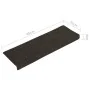 Stair mat 15 pcs anthracite punched 65x21x4 cm by vidaXL, Stair mats - Ref: Foro24-326189, Price: 47,48 €, Discount: %