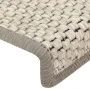 Self-adhesive sisal stair mat 15 pcs beige 65x21x4 cm by vidaXL, Stair mats - Ref: Foro24-326882, Price: 84,10 €, Discount: %