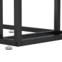 Black transparent glass computer side table 50x35x65cm by vidaXL, Side tables - Ref: Foro24-331650, Price: 44,49 €, Discount: %