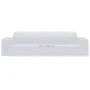 Stretch sofa cover for 4-seater polyester white jersey by vidaXL, Covers - Ref: Foro24-332951, Price: 28,83 €, Discount: %