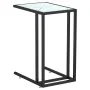 White marble transparent glass computer table 50x35x65cm by vidaXL, Side tables - Ref: Foro24-331652, Price: 41,76 €, Discoun...