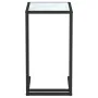White marble transparent glass computer table 50x35x65cm by vidaXL, Side tables - Ref: Foro24-331652, Price: 41,76 €, Discoun...