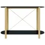 Schwarzer Konsolentisch aus Sperrholz, 110 x 38 x 75 cm von vidaXL, Seitentische - Ref: Foro24-345691, Preis: 72,03 €, Rabatt: %