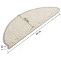 Selbstklebende Sisal-Stufenmatte 15 Stück beige 65x21x4 cm von vidaXL, Treppenmatten - Ref: Foro24-326870, Preis: 82,39 €, Ra...