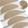 Selbstklebende Sisal-Treppenmatte, 15 Stück, beige, 65x21x4 cm. von vidaXL, Treppenmatten - Ref: Foro24-326878, Preis: 114,97...