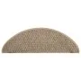 Alfombrilla autoadhesiva escalera sisal 15 uds beige 65x21x4 cm de vidaXL, Alfombrillas para escalones - Ref: Foro24-326878, ...