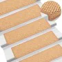 Selbstklebende Sisal-Stufenmatte, 15 Stück, orange, 65 x 21 x 4 cm von vidaXL, Treppenmatten - Ref: Foro24-326889, Preis: 110...