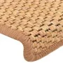 Selbstklebende Sisal-Stufenmatte, 15 Stück, orange, 65 x 21 x 4 cm von vidaXL, Treppenmatten - Ref: Foro24-326889, Preis: 110...