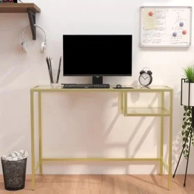 Transparenter Schreibtisch aus gehärtetem Glas, 100 x 36 x 74 cm von vidaXL, Schreibtische - Ref: Foro24-331625, Preis: 83,78...