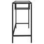 Computertisch aus schwarzem Marmorglas, 100 x 36 x 74 cm von vidaXL, Schreibtische - Ref: Foro24-331623, Preis: 76,29 €, Raba...