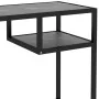 Computertisch aus schwarzem Marmorglas, 100 x 36 x 74 cm von vidaXL, Schreibtische - Ref: Foro24-331623, Preis: 76,29 €, Raba...