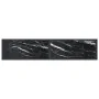 Mesa consola vidrio templado mármol negro 160x35x75,5 cm de vidaXL, Mesas auxiliares - Ref: Foro24-331681, Precio: 84,92 €, D...
