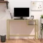 Computertisch aus schwarzem Marmorglas, 100 x 36 x 74 cm von vidaXL, Schreibtische - Ref: Foro24-331627, Preis: 73,37 €, Raba...