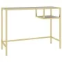 Computertisch aus schwarzem Marmorglas, 100 x 36 x 74 cm von vidaXL, Schreibtische - Ref: Foro24-331627, Preis: 73,37 €, Raba...