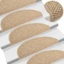 Selbstklebende Sisal-Treppenmatte 15 Stück Sand 56x17x3 cm von vidaXL, Treppenmatten - Ref: Foro24-326867, Preis: 89,50 €, Ra...