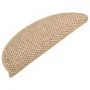 Selbstklebende Sisal-Treppenmatte 15 Stück Sand 56x17x3 cm von vidaXL, Treppenmatten - Ref: Foro24-326867, Preis: 89,50 €, Ra...