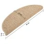 Selbstklebende Sisal-Treppenmatte 15 Stück Sand 56x17x3 cm von vidaXL, Treppenmatten - Ref: Foro24-326867, Preis: 89,50 €, Ra...
