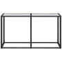 Mesa consola vidrio templado blanco mármol 140x35x75,5cm de vidaXL, Mesas auxiliares - Ref: Foro24-331676, Precio: 76,36 €, D...