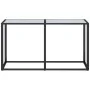 White marble tempered glass console table 140x35x75.5cm by vidaXL, Side tables - Ref: Foro24-331676, Price: 76,36 €, Discount: %