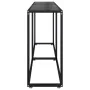 Black tempered glass console table 180x35x75.5 cm by vidaXL, Side tables - Ref: Foro24-331683, Price: 93,68 €, Discount: %
