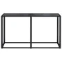 Schwarzer Konsolentisch aus gehärtetem Glas, 140 x 35 x 75,5 cm von vidaXL, Seitentische - Ref: Foro24-331675, Preis: 72,16 €...