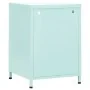 Mint green steel nightstand 35x35x51 cm by vidaXL, Nightstands - Ref: Foro24-336221, Price: 76,94 €, Discount: %