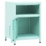 Mintgrüner Nachttisch aus Stahl, 35x35x51 cm von vidaXL, Nachttische - Ref: Foro24-336221, Preis: 75,70 €, Rabatt: %