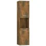 Smoked oak engineered wood bathroom cabinet 30x30x130 cm by vidaXL, Bathroom furniture - Ref: Foro24-815639, Price: 53,13 €, ...
