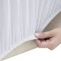 Elastic white polyester jersey sofa cover for 3-seater sofa by vidaXL, Covers - Ref: Foro24-332950, Price: 27,09 €, Discount: %