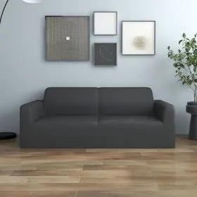 Funda elástica de sillón de 2 plazas poliéster jersey antracita de vidaXL, Fundas - Ref: Foro24-332937, Precio: 27,24 €, Desc...