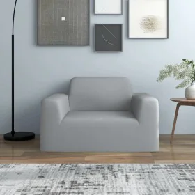Funda elástica para sillón poliéster jersey gris de vidaXL, Fundas - Ref: Foro24-332940, Precio: 25,46 €, Descuento: %