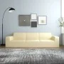 Funda elástica para sofá de 4 plazas poliéster jersey crema de vidaXL, Fundas - Ref: Foro24-332947, Precio: 25,13 €, Descuent...